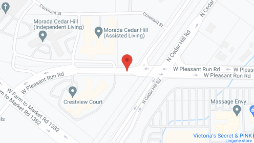 Map of the neighborhood around Crestview Court