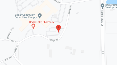 Map of the neighborhood around Cedar Bay East
