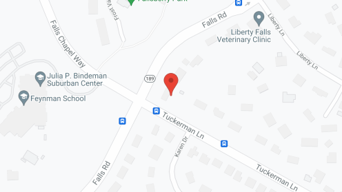 Map of the neighborhood around Assisted Living of Potomac