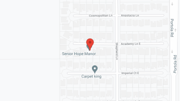 Senior Hope Manor in google map