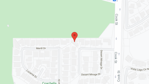 Map of the neighborhood around Mirage Hope Manor