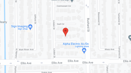 Map of the neighborhood around Loving Care Senior Home
