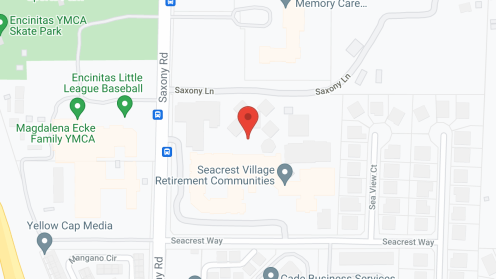Map of the neighborhood around Seacrest Village at Encinitas