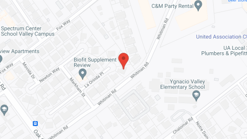 Map of the neighborhood around La Orinda Care Home