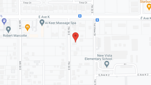 Map of the neighborhood around El Vista Residential Care