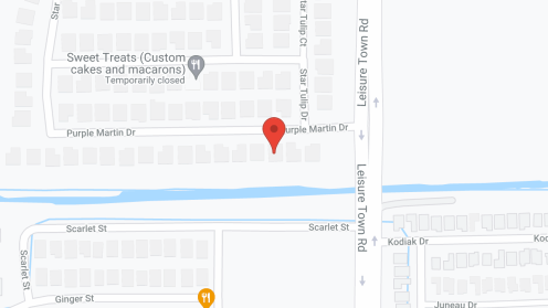 Map of the neighborhood around Comfort Living for Seniors II