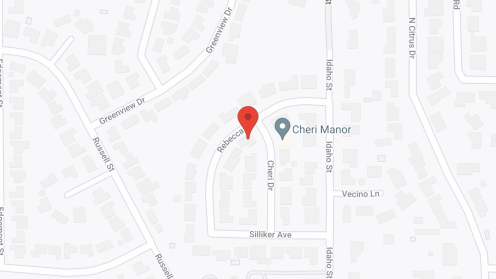 Map of the neighborhood around Cheri Grove