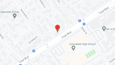Walnut Creek in google map