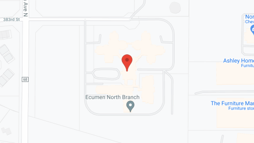 Map of the neighborhood around Ecumen North Branch
