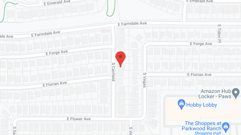 Map of the neighborhood around Baraka at Parkwood Ranch