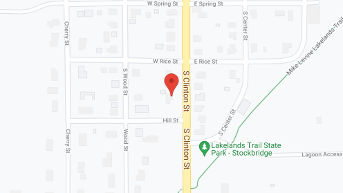 Map of the neighborhood around EHM Assisted Living