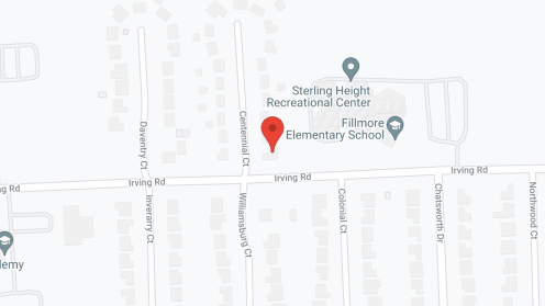Map of the neighborhood around Hearthstone Communities - Sterling Heights