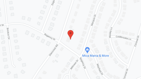 Map of the neighborhood around Glencrest Manor
