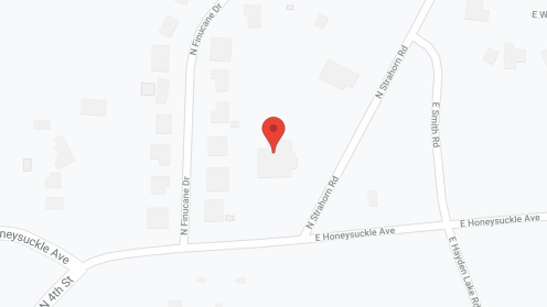 Map of the neighborhood around Peterson Place