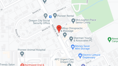 Map of the neighborhood around McLoughlin Place