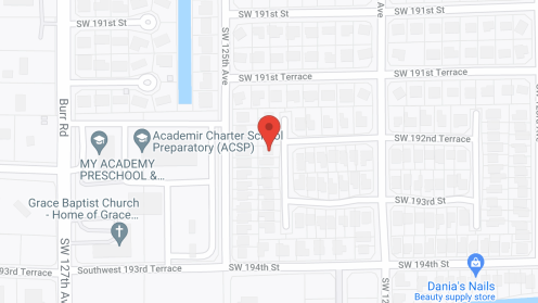 Map of the neighborhood around Tiffany Assisted Living Facility