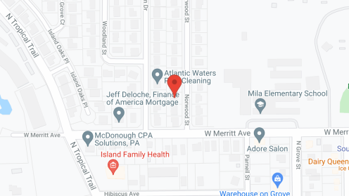 Map of the neighborhood around Norwood Assisted Living