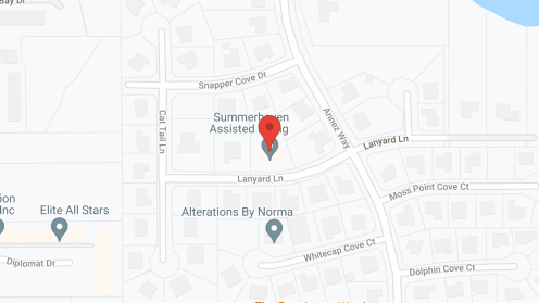 Map of the neighborhood around Summerhaven Assisted Living, LLC