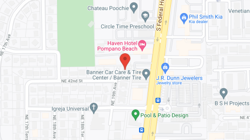Map of the neighborhood around Adult Family Home Senior Care Pompano Beach