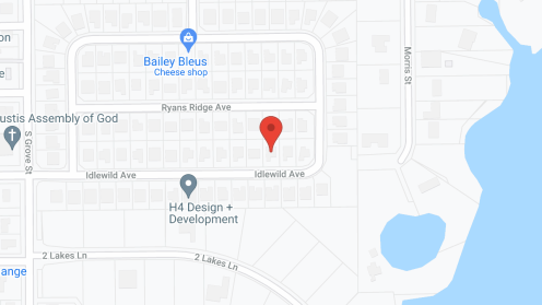 Map of the neighborhood around KYR Tender Care