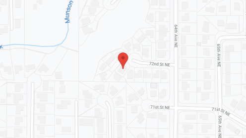 Map of the neighborhood around Young at Heart
