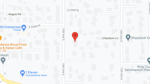 Map of the neighborhood around Sound View Senior Care