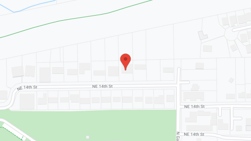 Map of the neighborhood around Garden View Care