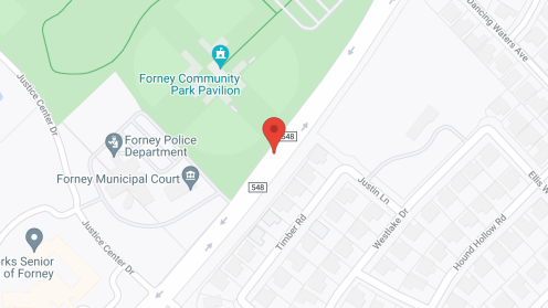 Map of the neighborhood around Three Forks Senior Living of Forney