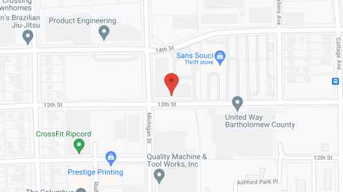 Map of the neighborhood around Central Park Place