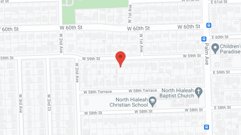 Map of the neighborhood around Hogar De Amable Consuelo