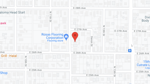 Map of the neighborhood around Living With Friends ALF