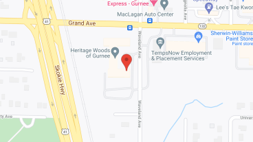 Heritage Woods of Gurnee in google map