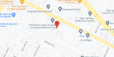 Plantation Oaks Senior Living in google map