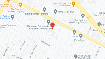 Plantation Oaks Senior Living in google map