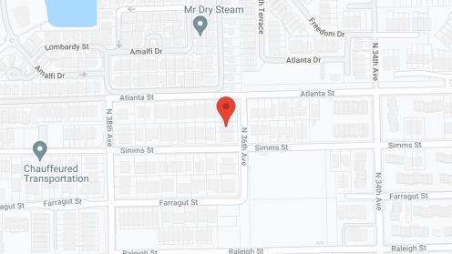Map of the neighborhood around Holy Garden Assisted Living Facility