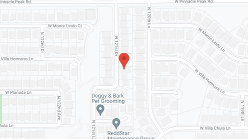 Map of the neighborhood around Advanced Assisted Living Home