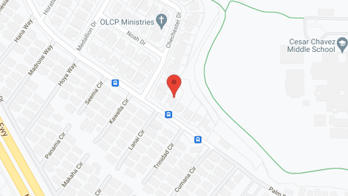 Map of the neighborhood around Mt. Zion Home For The Elderly