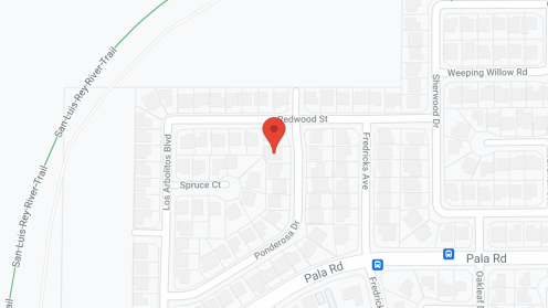 Map of the neighborhood around Hampton Manor