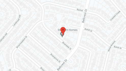 Map of the neighborhood around Starlight Homes