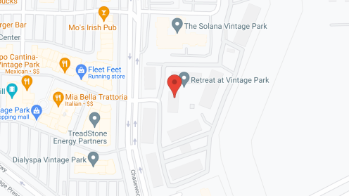 Map of the neighborhood around The Solana Vintage Park