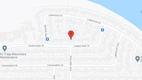 Map of the neighborhood around Cedarcreek Villa