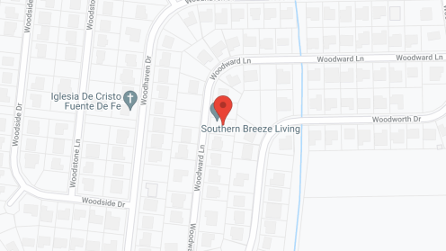 Map of the neighborhood around Southern Breeze Living