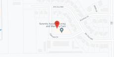 Serenity Living Center Inc in google map