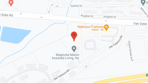 Map of the neighborhood around Magnolia Manor Assisted Living