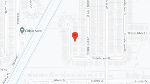 Map of the neighborhood around Radika Sims AFCH