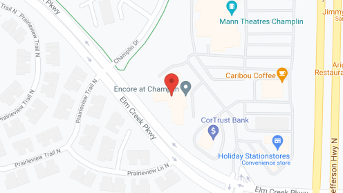 Map of the neighborhood around Encore at Champlin