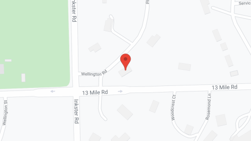 Map of the neighborhood around Franklin Hills