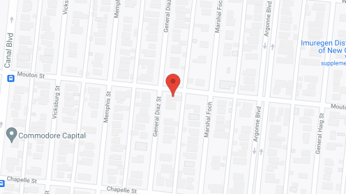 Map of the neighborhood around Lakeview House