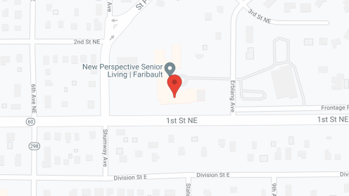Map of the neighborhood around New Perspective Faribault