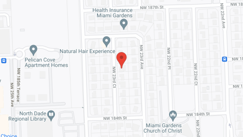 Map of the neighborhood around Just Like Home ALF